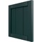 Ekena Millwork 12"W x 12"H True Fit PVC Framed Board-n-Batten Shutters Sample, Thermal Green SAMPLE-TFPBFFG - alternate 3